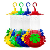 Bebedouro Beija Flor Aves Passaro 350ml Com Poleiro Kit 2un Cor Sortido