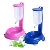 Bebedouro Bilha Pet Elevado Com Comedouro Bebedouro 1 Litro