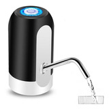 Bebedouro Bomba Elétrica P Galão De Água Recarregável Usb Cor Preto E Branco