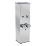 Bebedouro De Água 25 Litros Coluna 2 Torneiras Inox Libell