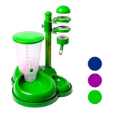 Bebedouro E Comedouro Automático Para Pets Lambe Bilha Regulável Ração 1 25kg Água 500ml Base Antiderrapante Marca Lorben