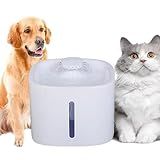 Bebedouro Fonte De Água 3L Tipo Fonte Pet Automático Com Filtro-Para Cães Gatos Elétrico Pet- Substituição Do Filtro Da Fonte Para Animais De Estimação -Branco-