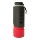 Bebedouro Garrafa Água Térmica Emborrachada Kong 740ml Cor Vermelho