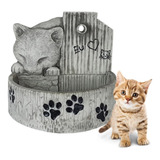 Bebedouro Gato Fonte De Água Resina Bivolt 6 Opções De Cores Cor Cinza claro Voltagem Bivolt