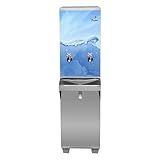 Bebedouro Industrial 25L Inox Coluna 2 Torneiras Frisbel 220V 