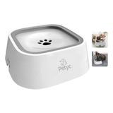 Bebedouro Não Molha Pelos Secos Cães Gatos Pelos Longos Pet Cor Branco E Cinza N A