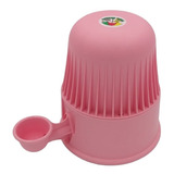 Bebedouro Para Animais De Estimação Automático Vida Mansa Comedouro Bebedouro Com Capacidade De 2l Rosa