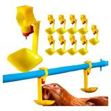 Bebedouro Para Aves Automático Frangos Granja 10 Unidades
