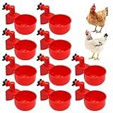 Bebedouros Automáticos Para Aves- 10 Unidades- Com Capacidade Para Galinhas- Pintinhos- Patos- Gansos- Perus E Coelhos
