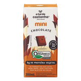 Bebida À Base De Castanha de caju Orgânica Chocolate A Tal Da Castanha Mini Caixa 200ml