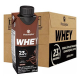 Bebida Láctea Cacau 0 Lac Piracanjuba Whey 250ml 23g 12un