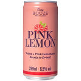 Bebida Mista Alcoólica Gaseificada Vodca   Pink Lemonade Easy Booze Lata 269ml