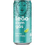 Bebida Mista Leão Com Gás Chá Preto Limão 290ml Kit Com 12