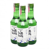 Bebida Soju Coreana Chum Churum 16 5  360ml  kit Com 3 