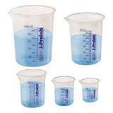 Becker Bequer 50 100 250 600 1000 Ml Plástico