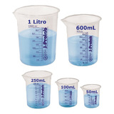 Becker Bequer 50 100 250 600 1000 Ml Plástico