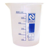 Becker Em Polipropileno 600 Ml Graduado 50 50 Ml Nalgon