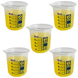 Becker Em Polipropileno Autoclavavel 50 Ml Kit Com 5 Peças