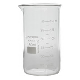 Becker Forma Alta De Vidro Graduado Berzelius Cap 150ml