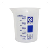 Becker Plástico Graduado 1000 Ml