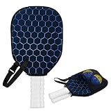 Beeplove Capa Para Raquete De Pickleball Capa De Neoprene Para Raquete De Pickleball Com Bolso De Malha E Cordão Prático Bolsa Protetora De Raquete De Pickleball De 9 X 11 6 Pol Para Homens E Mu