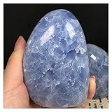 BEEYNG Pedra De Cristal Azul água Marinha Natural Arranjo Irregular Pedra Minerais Coleção Presentes Tamanho 300 350g 