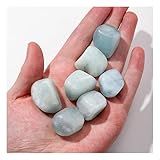 BEEYNG Pedra De Cristal Pedras Preciosas Naturais Irregular água Marinha Polido Cascalho Cristal Mineral Presentes Tamanho 50g