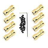 Befenybay Conector De Junta De Junta De Eixo De Latão Com Parafusos Para Motor De Modelo RC 5mm To 5mm
