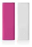 Belkin 2 Pack Silicone Sleeve Case For IPod Nano 4G Pink Translucent White 