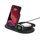 Belkin Carregador Sem Fio 3 Em 1 Estação De Carregamento Sem Fio Para IPhone Apple Watch AirPods Dock De Carregamento Sem Fio Suporte De Carregamento Para IPhone