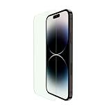 Belkin ScreenForce UltraGlass Protetor De Tela Com Filtro De Luz Azul Para IPhone 14 Pro Proteção Contra Impactos Resistente A Arranhões Com Bandeja De Alinhamento Fácil Incluída Para Aplicação Sem Bolhas