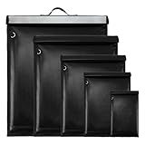 Bellamei Pacote Com 5 Bolsas Faraday Bolsa Faraday Grande à Prova De EMP Com Alça Gaiola Antirastreamento Faraday Para Telefones Laptops Tablets Rádio E Chaves De Carro Protetor De Chaveiro
