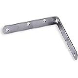 BemFixa 6331 Cantoneira Com Parafuso- Zincado- 120 Mm- 2 Unidades- CINZA