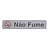 Bemfixa 6654 Placa De PS Não Fume 5 X 25 Cm
