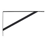 BemFixa SUPORTE PRATELEIRA SIMPLES MAO FRANCESA 25CM PRETO