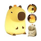 BEMMY Luz Noturna- Luz Noturna Fofa De Silicone Regulável Para Berçário- Lâmpada De Toque De Cabeceira Recarregável Para Amamentação- Presentes Para Bebês- Crianças- Decoração De Quarto Kawaii