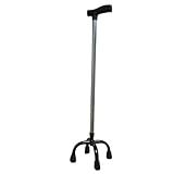 Bengala 4 Pontas De Alumínio Altura Ajustável Forte E Leve Bastão