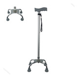 Bengala 4 Pontas Regulável Alumínio Suporta 100kg Hidrolight
