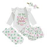 BeQeuewll Macacão De Manga Comprida Saia Tutu Meias Faixa De Cabeça 4 Peças Colorido 9 12 Meses