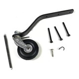Bequilha Traseira Carbono 50cc Com Roda Aeromodelo Gasolina