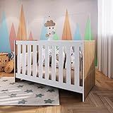 Berço 3 Em 1 Com Colchão Aconchego Completa Móveis