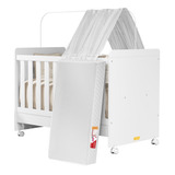 Berço Americano Mais Alto Reforçado Com Colchão Rodizio Maior Grades Moderna Removível Vira Mine Cama Quarto Bebê Suporte Para Mosqueteiro Montessoriana Baby