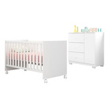 Berço Americano Mini Cama Doce Sonho 100 Com Cômoda Duda