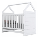 Berço Americano Montessoriano 2 Em 1 100 Mdf Branco Hp