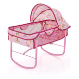 Berço Balanço 62 Cm Boneca Bebê Reborn Ninar
