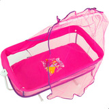 Berço Balanço Shine Princess Para Boneca Brinquedo Reborn