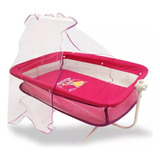 Berço Balanço Shine Princess Para Boneca Com Mosquiteiro