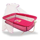 Berço Balanço Shine Princess Para Boneca Com Mosquiteiro