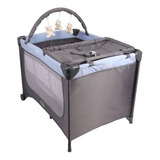Berço Bebê Trocador Desmontável Mobile Baby Style Rosa Joly