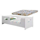 Berço Cama Encanto Infantil Mini Montessoriana C Colchão